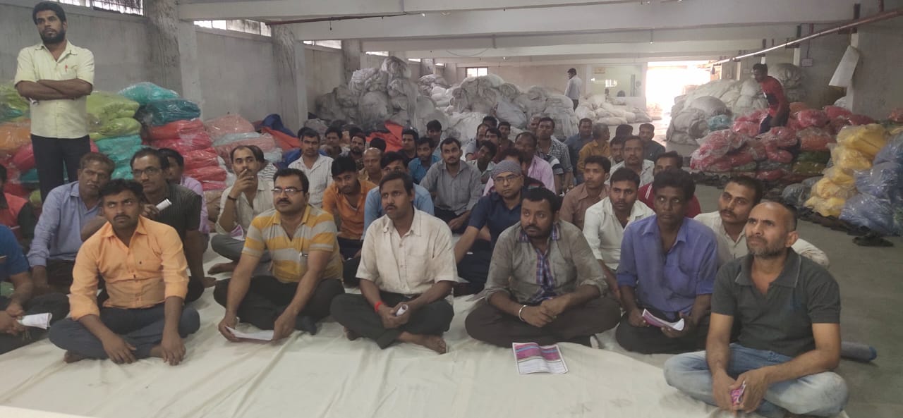 Health Check up and awareness Camp at Shreeji Prints P. Ltd., Pandesara, Surat	