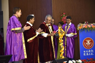 Third Graduation Day Ceremony at ESIC Medical College and Hospital. KK. Nagar Chennai on 14 July 2023.